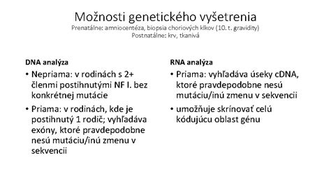 Schéma genetického vyšetrenia embrya