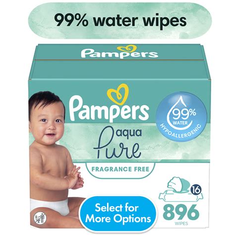 Zloženie vlhčených obrúskov Pampers Aqua Pure