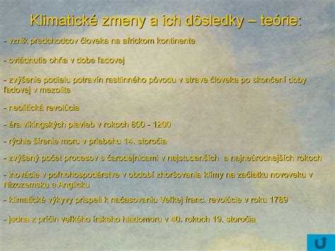 Dôsledky zmeny pomerov