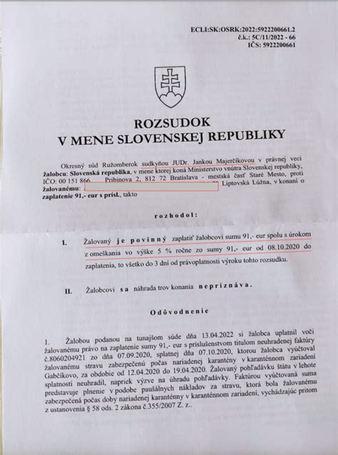 Súdne rozhodnutie