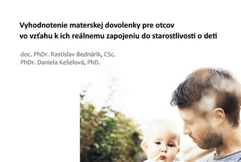 Graf percentuálneho zastúpenia otcov v starostlivosti o deti