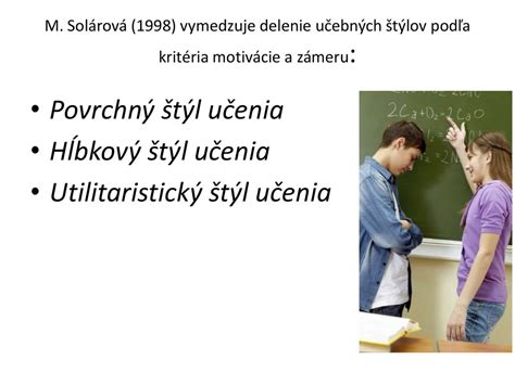 Typy učiteľských štýlov a ich vplyv