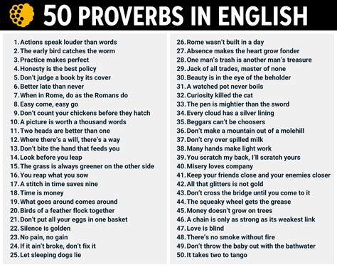 Infographic comparing proverbs, sayings, and idioms
