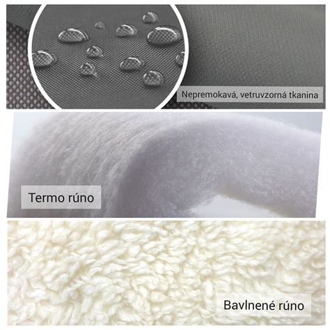 Detailná štruktúra a materiály detského fusaku Mimi