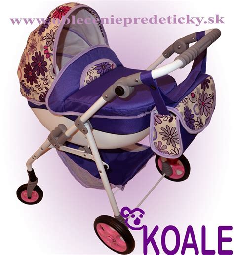 detail multifunkčného kočíka pre bábiky s otočnými kolesami