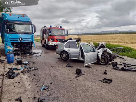 Dopravná nehoda pri Zvolene