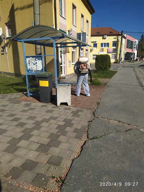 Pravidelná dezinfekcia verejných priestranstiev