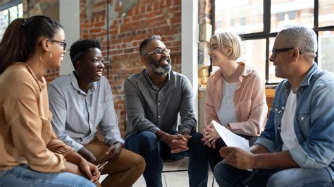 Thematic image: Diverse group of people (parents, doctors) engaged in a discussion.