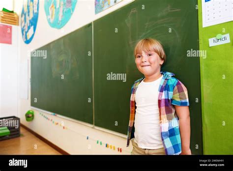 Little boy in the classroom