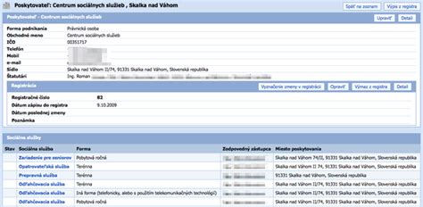 Register sociálnych služieb