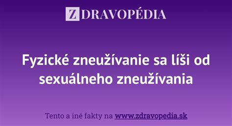 Formy a definície sexuálneho zneužívania