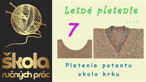 Ilustrácia postupu pletenia mantinelu