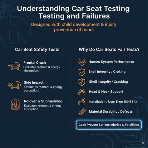 Infographic on understanding car seat test results