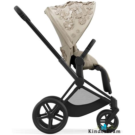 Rodina s kočíkom Cybex a rôznymi doplnkami