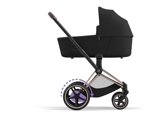 Cybex e-Priam with electronic assistance features