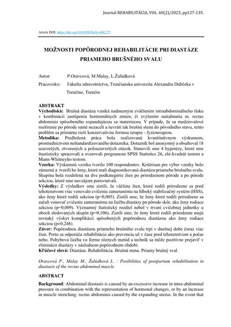 Zákaz klasických brušákov pri diastáze