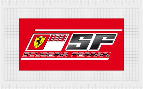 Detailné logo Ferrari Scuderia na autosedačke