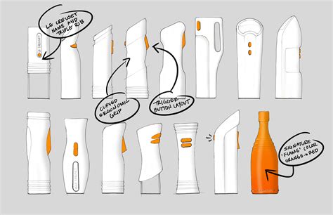 Ergonomic bottle shape for easy grip