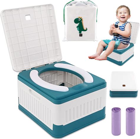 Family packing a travel potty