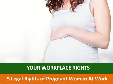 Legal rights of pregnant women at work