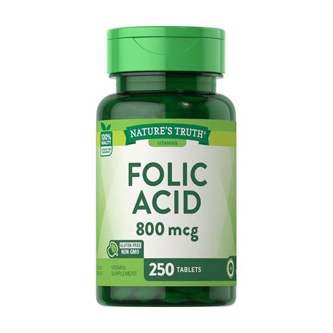 Folic acid supplements