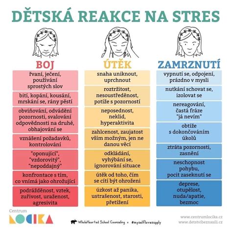 Schéma vplyvu stresu na matku a plod