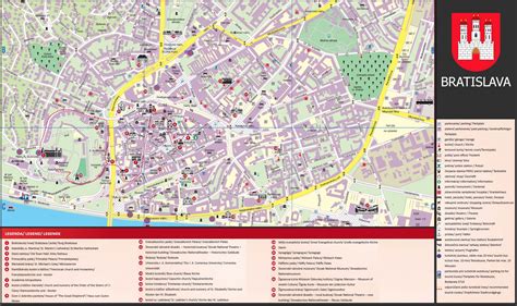 Mapa Bratislavy s vyznačenými klinikami Probios a GPN Ružinov