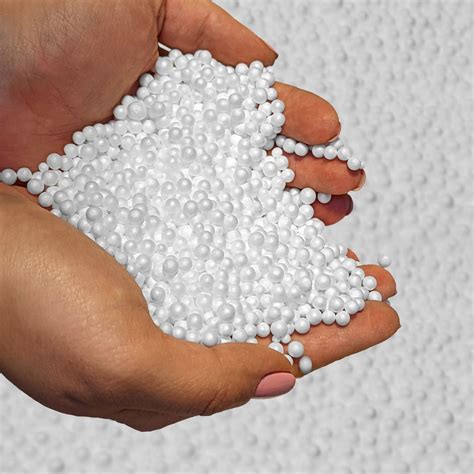 detail náplne popôrodného vankúša z EPS guličiek