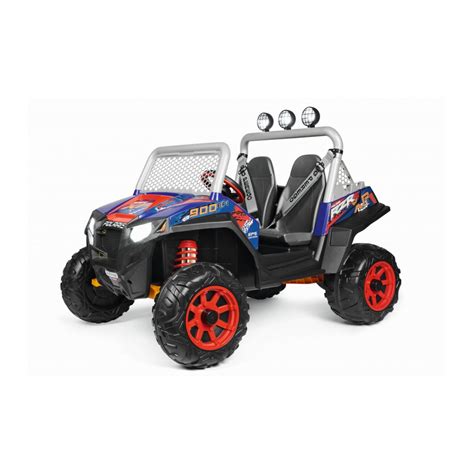 Detské elektrické autíčko Peg Perego Polaris Ranger RZR v akcii