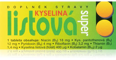 Príjem kyseliny listovej
