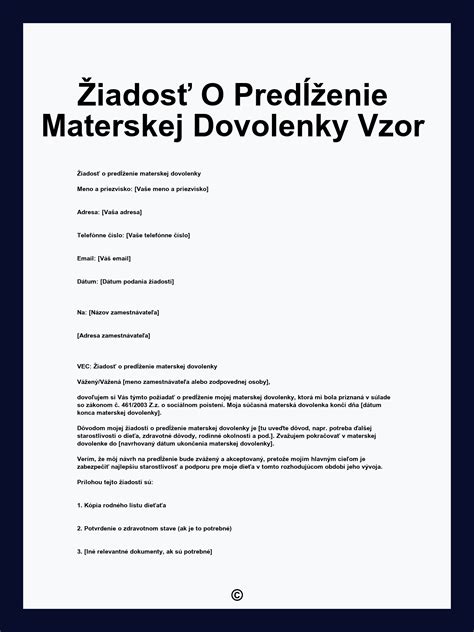 Dĺžka materskej dovolenky podľa zákona