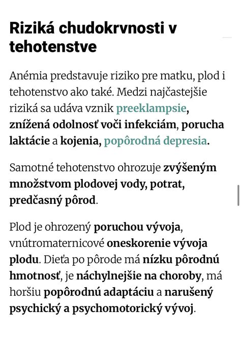 Infografika: Riziká cholestázy pre plod