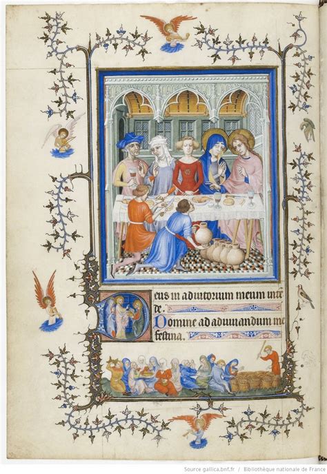 Stredoveká iluminácia zobrazujúca život.