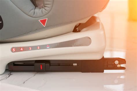 Inštalácia základne Isofix v aute s farebnou signalizáciou