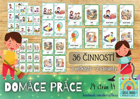 Symbolické znázornenie rozdelenia domácich prác