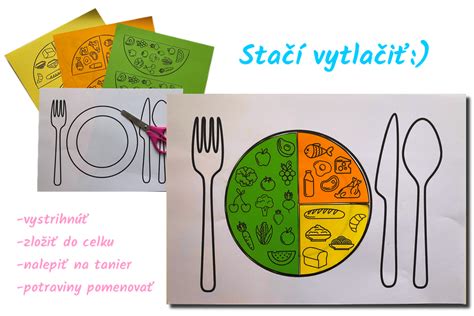 Pestrý a kreatívny tanier pre batoľa