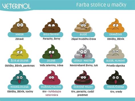 Referenčná tabuľka farby a konzistencie detskej stolice