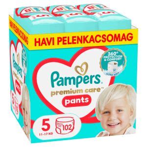 Tabuľka veľkostí plienok Pampers Pants