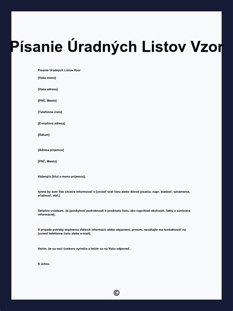 Písanie listu rukou
