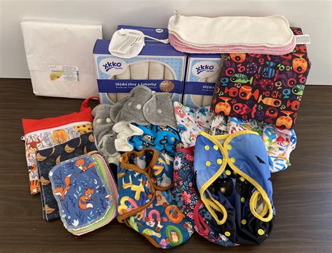 Ilustrácia látkových plienok a vrchných nohavičiek