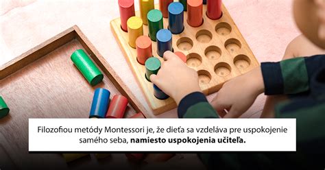 Základné princípy Montessori metódy