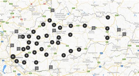Mapa jaslí a detských centier v Prešove