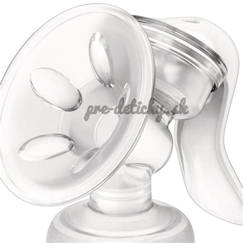 Detail komponentov Philips Avent Natural manuálnej odsávačky mlieka