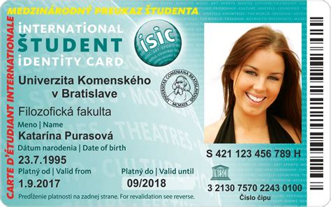 ISIC preukaz a bezkontaktná čipová karta
