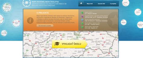 Mapa zariadení poradenstva a prevencie v SR