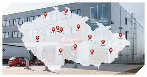 Mapa doručovacích služieb Packeta v Európe