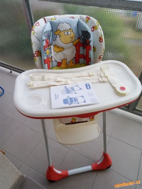 Schéma polohovateľnosti jedálenskej stoličky Chicco Polly 2v1
