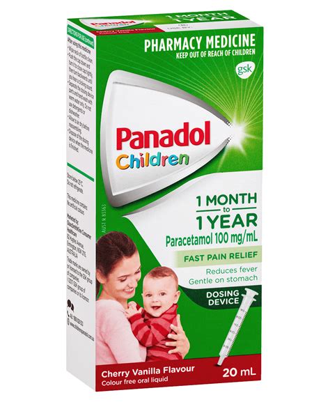 Balenie Panadol Baby