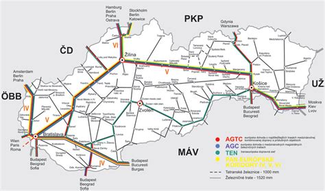 Mapa integrovanej dopravy na Slovensku