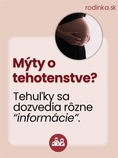 Mýty a fakty o tehotenstve